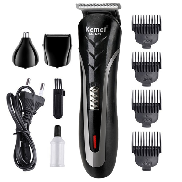All In1 Rechargeable Hair Clipper For Men Waterproof Electric Be
