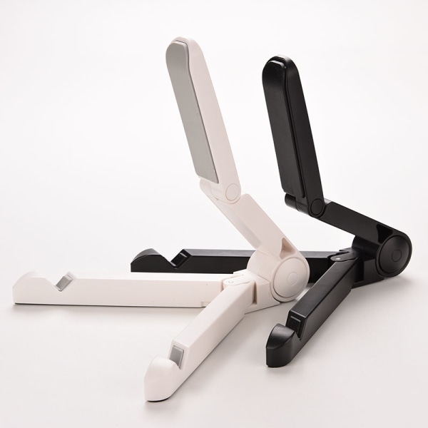 Folding Adjustable Desk Holder Mount Stand For Iphone Galaxy Tab Black