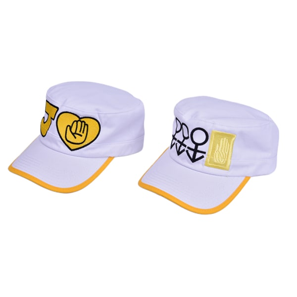 Handsome Kujo Jotaro JOJO Cap Hat Badge Animation Around Cosplay Star Platinu ¾!
