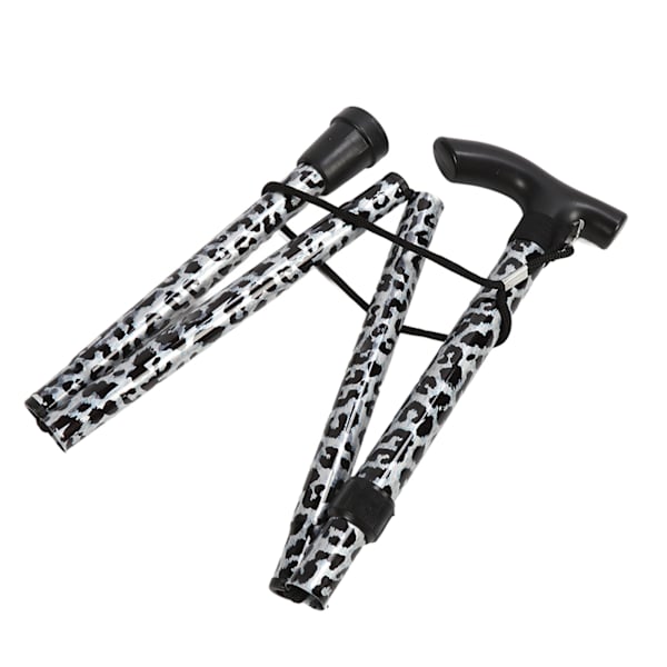 Hopfällbar käpp i aluminiumlegering, ergonomisk, töjbar, 5 nivåer, hopfällbar käpp för äldre och funktionshindrade