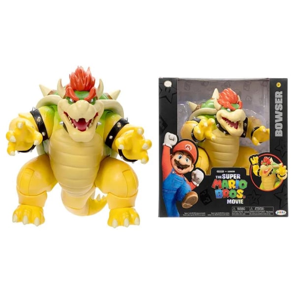 Super Mario Movie Bowser Action Figure With Fire Breathing Effec Multicolor One Size