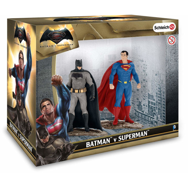 DC Comics Schleich Batman V Superman Scenery Pack 2 Figures Collector's Hå Multicolor One Size