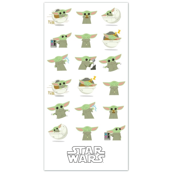 Star Wars The Mandalorian Child Baby Yoda Håndklæde Badehånd Multicolor