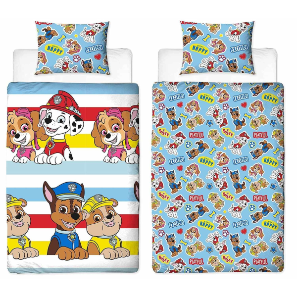 PAW PATROL Paw Patrol Pupster Duvet Cover Bed 135x200+48x74cm Multicolor