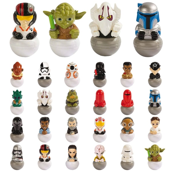 Star Wars 6-pack Disney Rollinz 2.0 Figures Collectible Figurer Multicolor