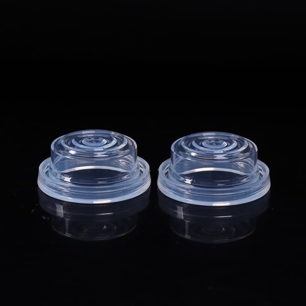 2 Pcs Baby Silicone Feeding Replacementbreast Pump Parts Diaphra One Size