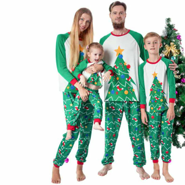 Children Adult Family Matching Christmas Pajamas Sleepwear Night B4