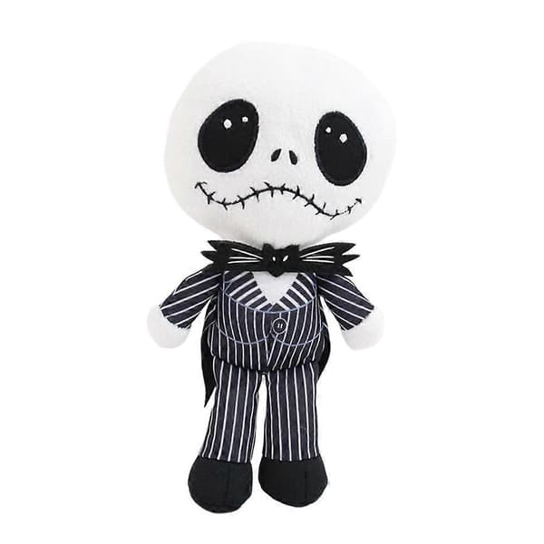 The Nightmare Before Christmas Søte Kosedyr Jack Skellington Sally Halloween Karneval Party Plysjdukke Julegave (FMY)