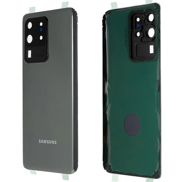 Til Samsung Galaxy S20 Ultra 4G/5G G988 Batteri Hus med Klæbestrimmel + Kameralinse Dæksel (FMY)
