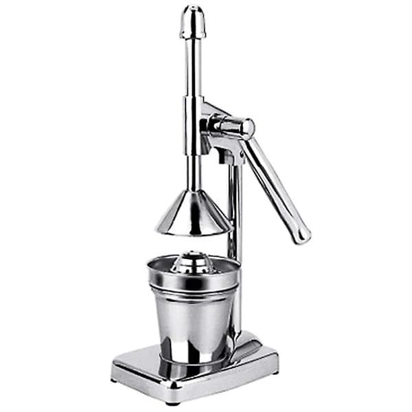 Manuel Presse Rustfrit Stål Frugtpresse Håndholdt Grøntsagsfrugt Appelsin Juicepress Blender Fremstillingskop-FX-