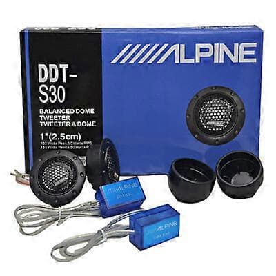 360W ALPINE DDT-S30 Bil Stereo Høyttalere Musikk Soft Dome Balanserte Bil Diskanthøyttalere