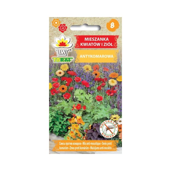Anti Mosquito Seed Mix - naturligt myggemiddel med aromatiske b