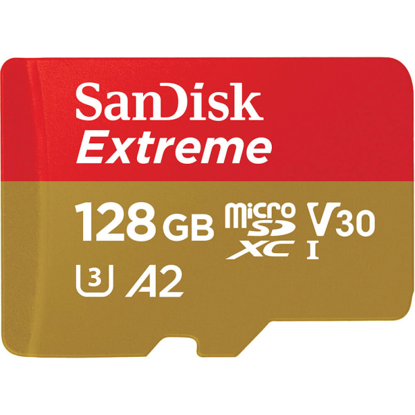 SanDisk Sandisk Microsdxc Extreme 128gb 190mb/s A2 C10 V30 Uhs-i U3