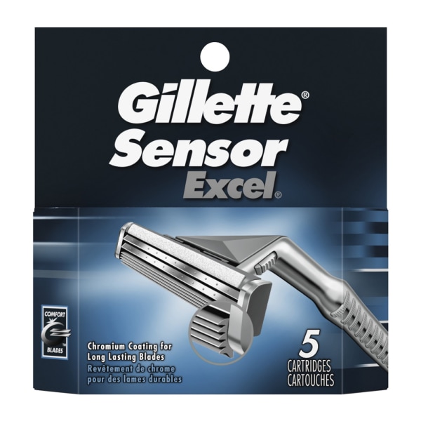 No name Gillette Sensor Excel Barberblade 5-pak