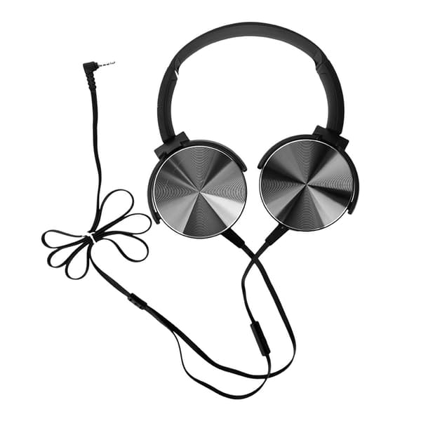 For Sony MDR XB450AP Extra Bass Hodetelefoner med Lett Justerbart Hodebånd (Svart)