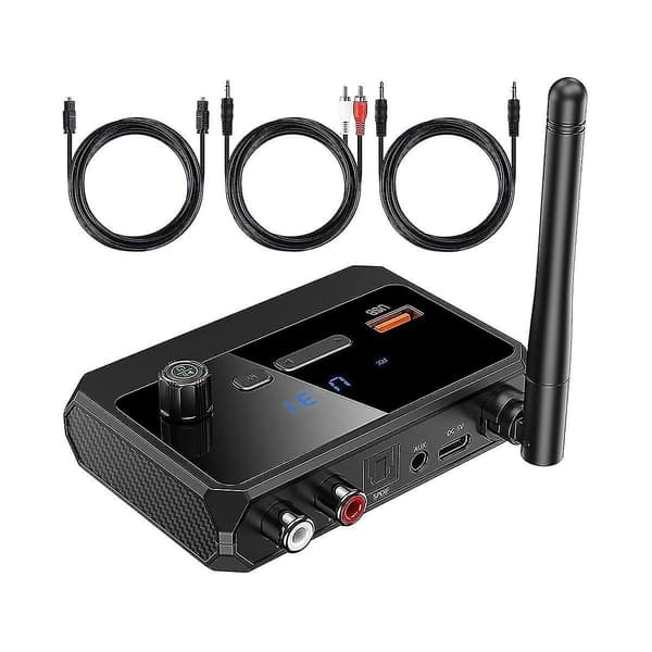 Bluetooth-adapter til stereo-modtager - Bluetooth 5.3-modtager, trådløs lydadapter til hjemme-stereo