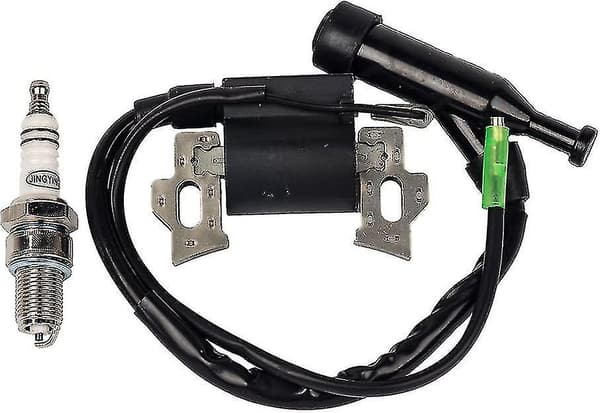 Tændspole med tændrør kompatibel med Honda Gx110 Gx120 Gx140 Gx160 Gx200 5.5hk 6.5hk motor generator plæneklipper motor