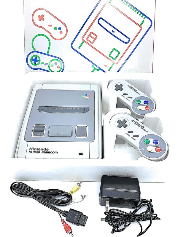 Super Famicom Spilkonsollen, import Videospil