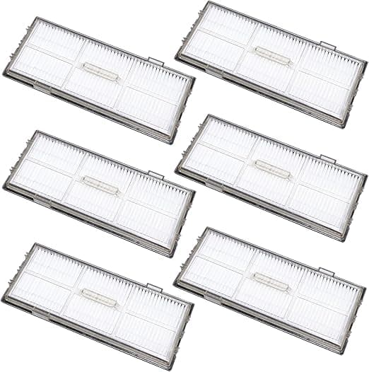 6-paknings filterbyttesett, kompatibelt med S8/S8+/S8 Pro Ultra/S7/S7 MaxV/S7 MaxV Ultra/S7 Pro Ultra robotstøvsuger