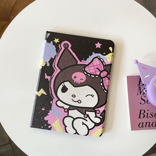 Søt iPad med Sanrio-tema, kompatibel med iPad Pro 10.5 (2017)/Air 10.5 (2019)/iPad 9 10.2, tegneserieakryl mykt skall, vakkert og komfortabelt.