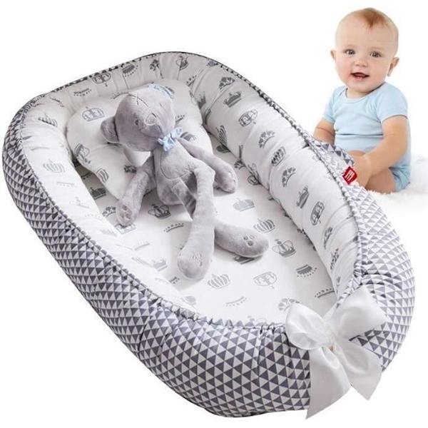 Cocoon baby seng reduktionsstykke, baby seng reduktionsstykke, Baby Nest cocoon til nyfødt spædbarn, babypude, rejseseng