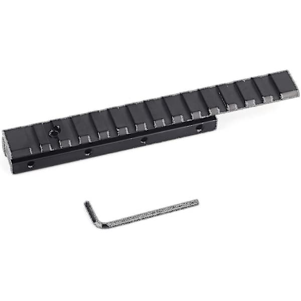 Taktisk 14-Slot Picatinny Weaver-skena 11mm till 20mm Skenfäste Lättvikts Skenadapter
