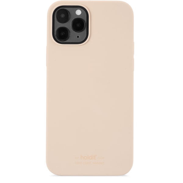 Holdit Mobilcover Iphone 12 / Pro Silikone Beige