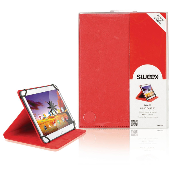 Fodral Surfplatta Tablett Foliofodral 8" tum Universal Röd Röd 6e7a | Red |  Fyndiq