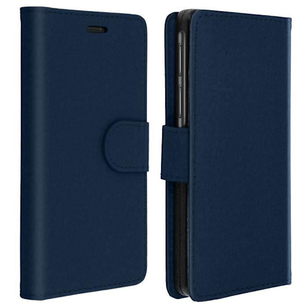 Avizar Smartphone Fodral - Universell - Plånboksfodral - Mörkblå - 5,3 Till 5,8'' - Magnetisk