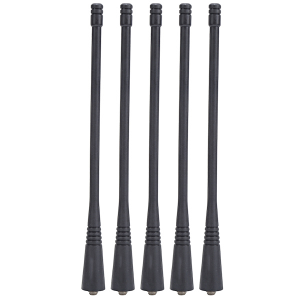 5 stk Walkie Talkie UHF Antenne 3.0 dBi Høy Forsterkning for Motorola GP300 GP340 GP360 GP380 CP200 HT1250 EP450