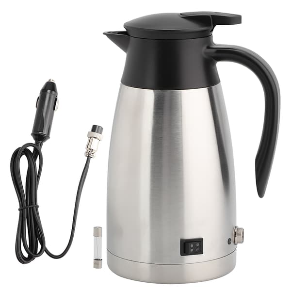 1000 ml 12V 24V Universal Bilkjele Elektrisk Varmekanne Bærbar Vannvarmer