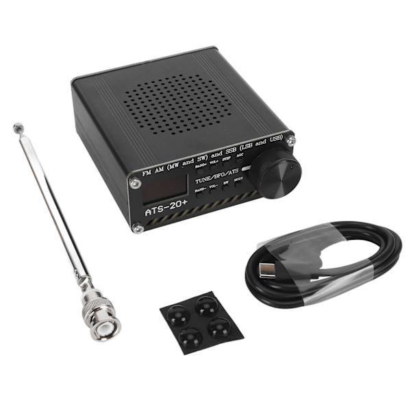 Si4732 All Band Radio Receiver Professional FM AM MW SW SSB LSB USB Portable Håndholdt Radio Opptaker med Høytaler