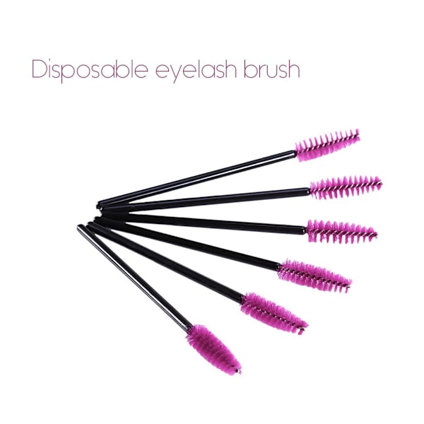 50pcs/set Eyelash Brush Disposable Makeup Brushes Lash Exten