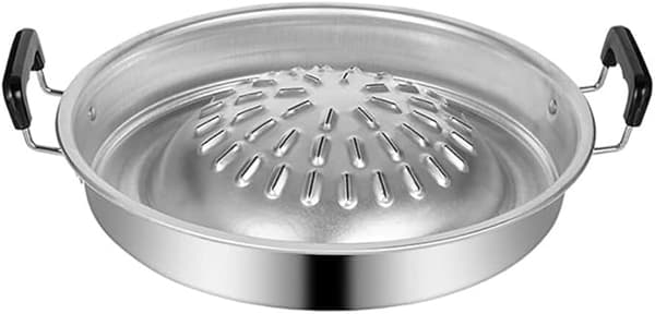 Thai koreansk Bbq Grillpande Grillbakke Camping Bbq Pande Røgfri Stegepande Madlavning Kød Grøntsagsplade Til Udendørs 30Cm-FY-