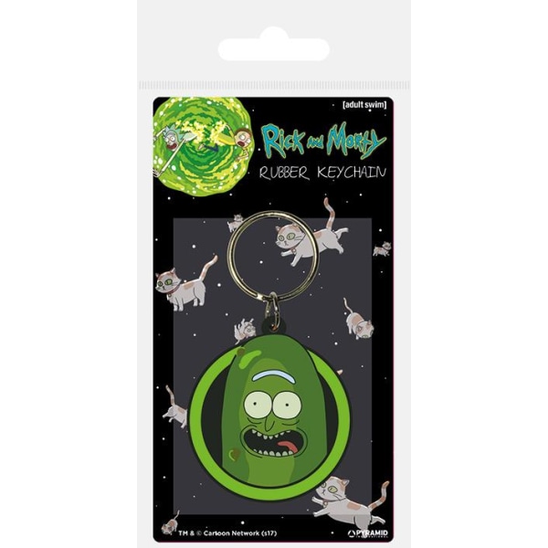 Rick and Morty Nøglering - Og (pickle Rick) Multicolor