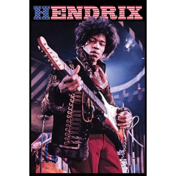 Jimi Hendrix - Stars & Stripes Multicolor