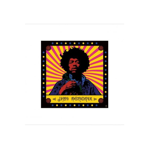 Art Jimi Hendrix - Psykedelisk Multicolor