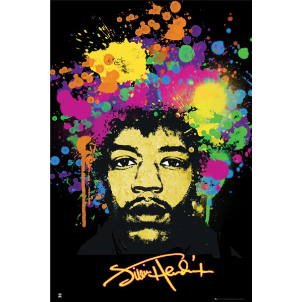 Jimi Hendrix - Splatter Multicolor
