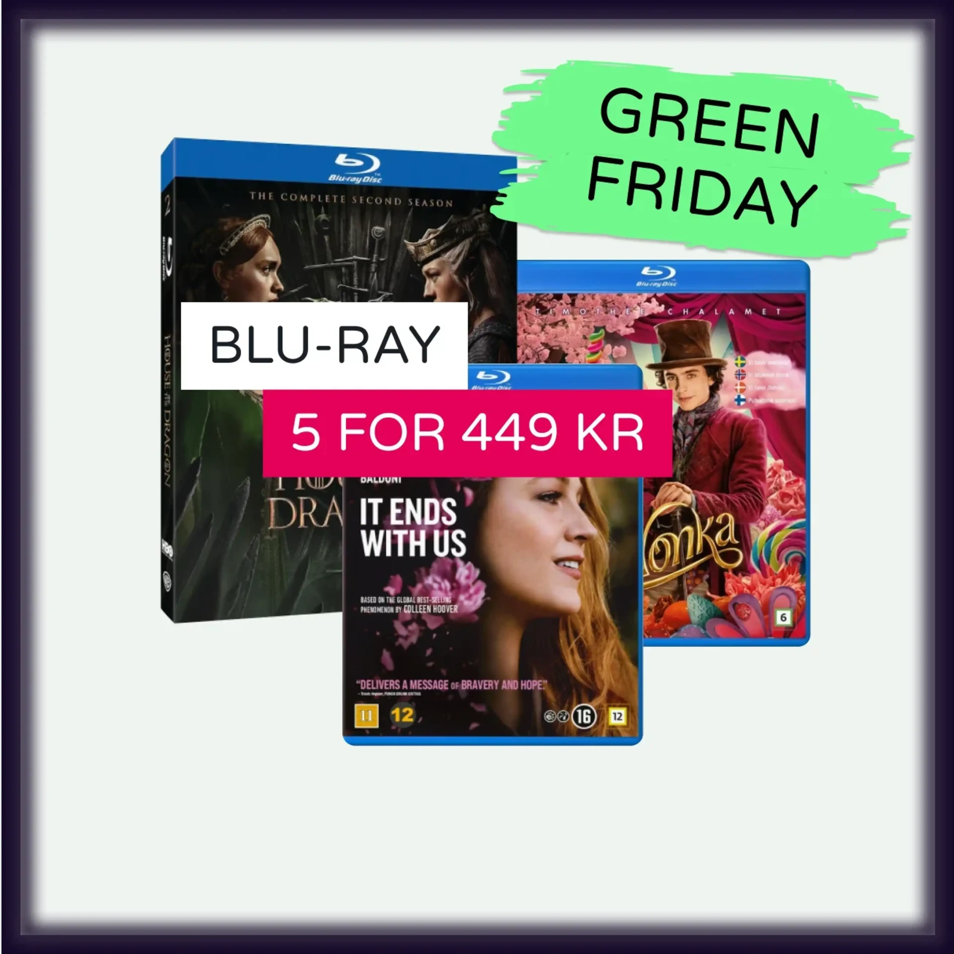 Blu-ray: 5 for 449 kr. image