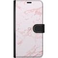 Miniatyrbillede 3 af 4: Tegnebogsetui til Samsung Galaxy S23 FE med Rosa Hjerte motiv