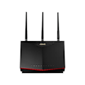 Miniatyrbild 3 av 5: Wireless Router|ASUS|Wireless Router|2600 Mbps|Wi-Fi 5|USB 2.0|1 WAN|4x10/100/1000M|Number of antennas 4|4G-AC86U