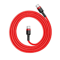 Miniatyrbillede 7 af 11: Baseus Cafule Cable USB-C PD 2.0 QC 3.0 60W 1m (Red)