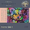 Pikkukuva 5 / 5: TREFL wooden puzzle Colorful puppy 500+1 pcs