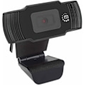 Miniatyrbilde 2 av 5: Manhattan USB Webcam, Two Megapixels (Clearance Pricing), 1080p Full HD, USB-A, Integrated Microphone, Adjustable Clip Base, 30 frame per second, Blac