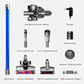 Miniatyrbillede 3 af 3: Jimmy | Vacuum cleaner | H8 | Cordless operating | Handstick and Handheld | 500 W | 25.2 V | Operating time (max) 60 min | Blue | Warranty 24 month(s)