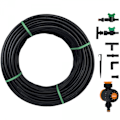 Miniatyrbillede 2 af 4: WATER FLOW DRIP HOSE SET 50m WITH WATER FLOW TIMER