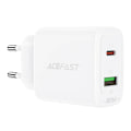 Miniatyrbild 4 av 4: Wall Charger Acefast A25, USB + USB-C, PD 20W (white)