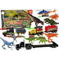 Miniatyrbilde 1 av 4: Helicopter Dinosaurs Vehicle Set 8 Colorful Pcs
