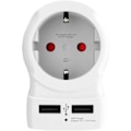 Miniatyrbillede 4 af 4: SKROSS 1500280 Adapter Mains socket 2 x USB incl. UK adapter