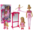 Miniatyrbillede 2 af 7: Anlily Mother and Child Ballerina Dolls
